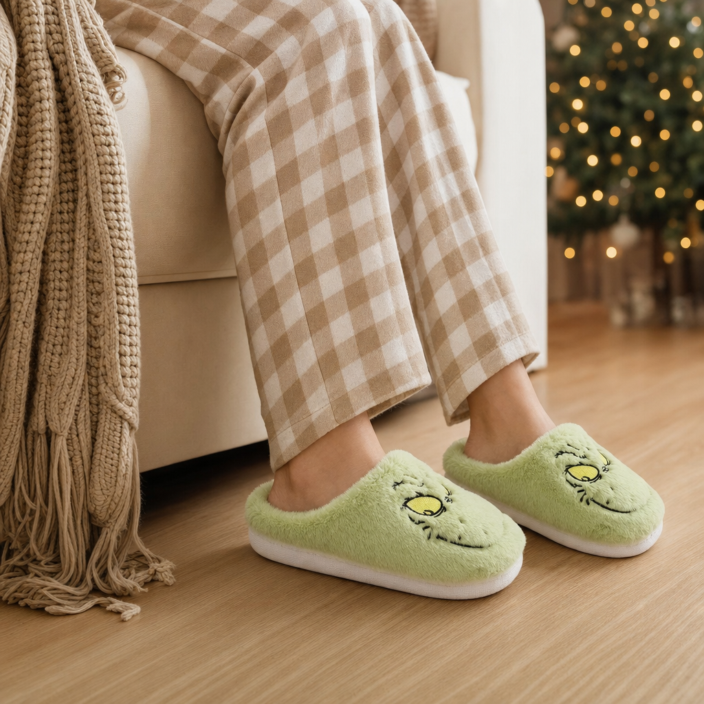Pantuflas navideñas