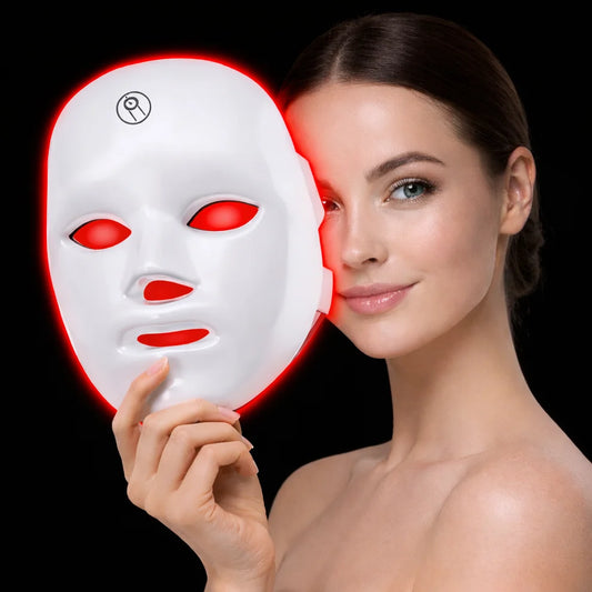 Máscara Facial LED - 7 Colores 🌈