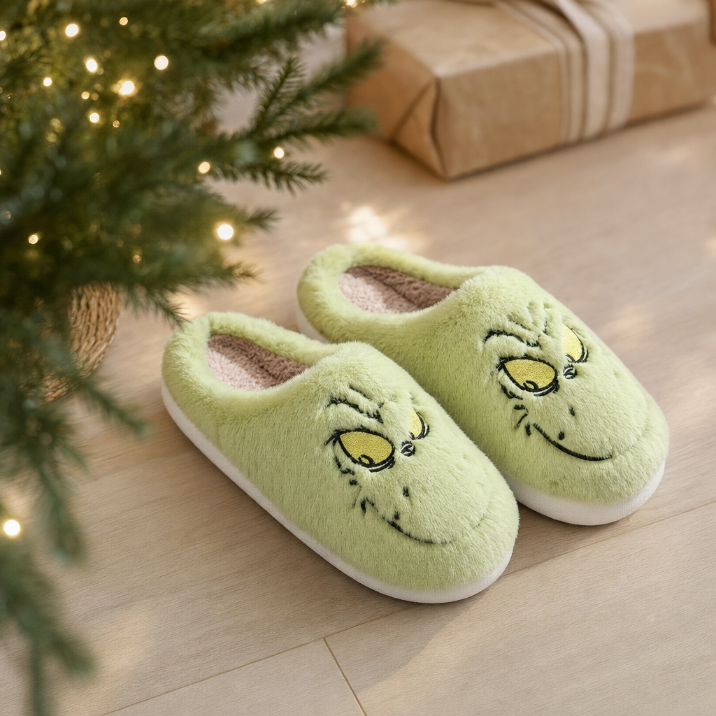 Pantuflas navideñas